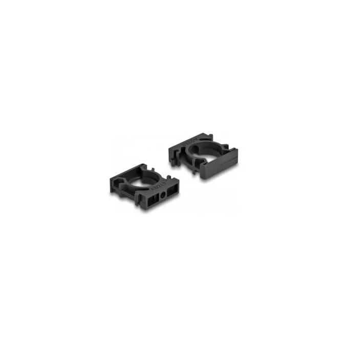 Delock Kabelschlauchhalter mit Verschlussclip 21.2 mm 4 Stück schwarz — image 2