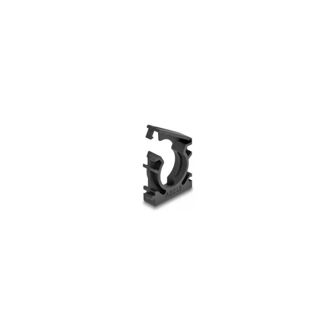 Delock Kabelschlauchhalter mit Verschlussclip 21.2 mm 4 Stück schwarz — image 1