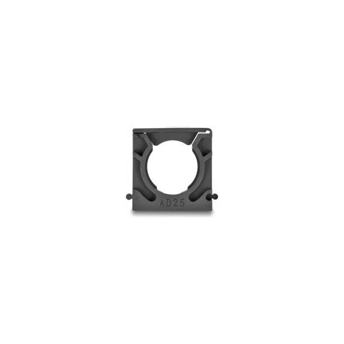 Delock Kabelschlauchhalter mit Verschlussclip 25 mm 4 Stück schwarz — image 3