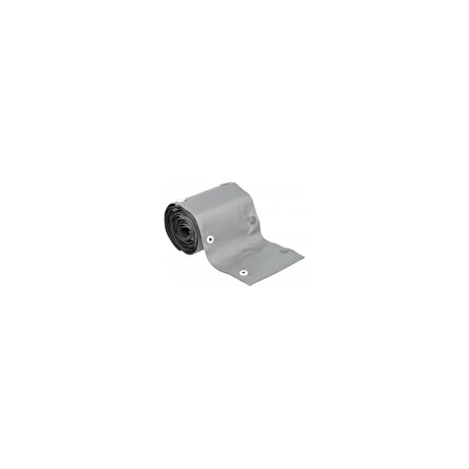 Delock Kabelschutzschlauch mit Knopfverschluss hitzebeständig 2 m x 20 mm grau schwarz — image 1