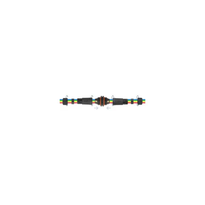 Delock Kabelverbinder für Außenbereich 4 Pin. IP68 wasserdicht. schraubbar. Kabeldurchmesser 4.5 - 7.5 mm schwarz — image 3