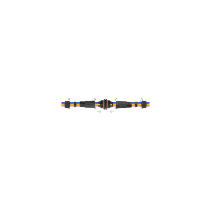 Delock Kabelverbinder für Außenbereich 5 Pin. IP68 wasserdicht. schraubbar. Kabeldurchmesser 4.5 - 7.5 mm schwarz — image 3