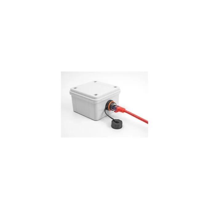 DeLock Kabelverbinder RJ45 Buchse zu RJ45 Buchse Cat.6A mit M20 Gewinde und Verschlusskappe IP68 staub- und wasserdicht — image 3