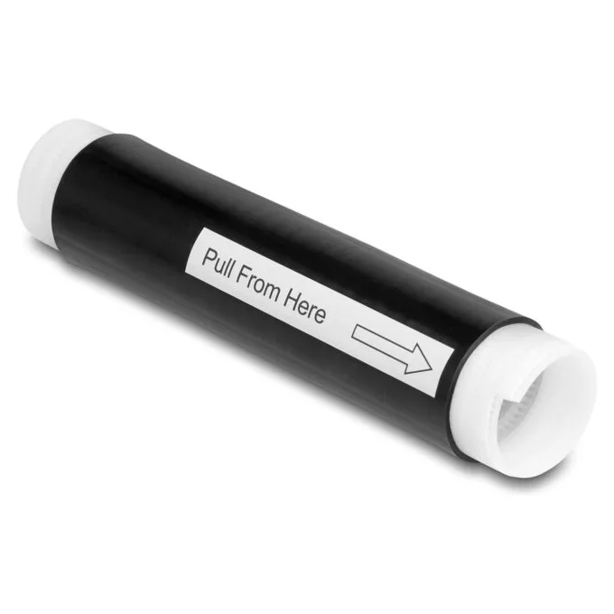 Delock Kaltschrumpfschlauch 25 mm x 130 mm 2 Stück schwarz — image 1