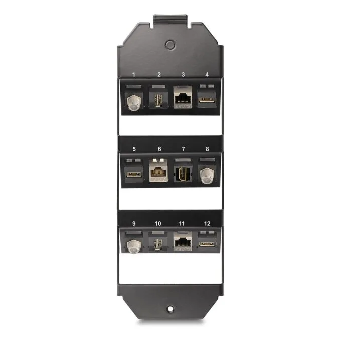 Delock Keystone Halterung 12 Port für Bodentank — image 3