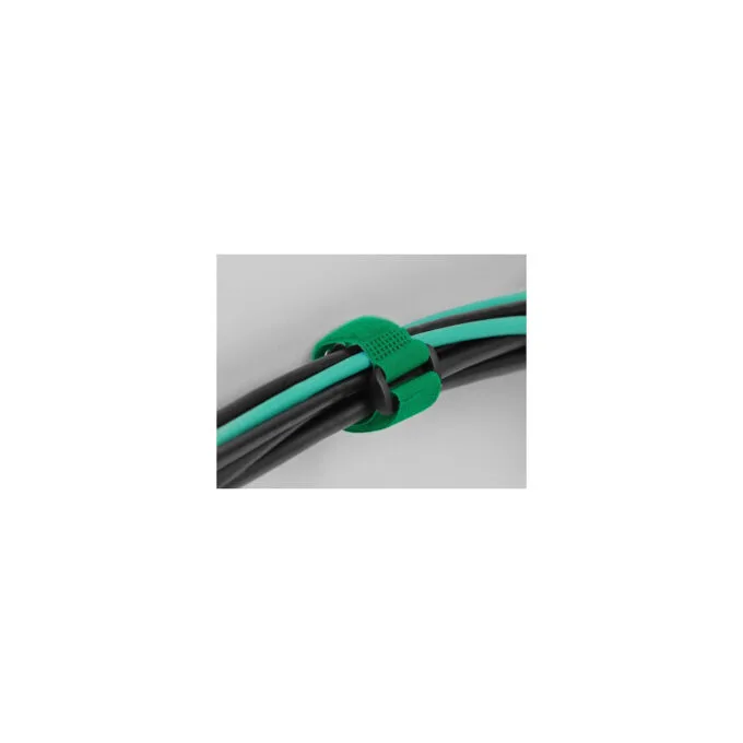 Delock Klett-Kabelbinder mit Schlaufe und Befestigungsöse L 150 x B 20 mm grün 5 Stück — image 4