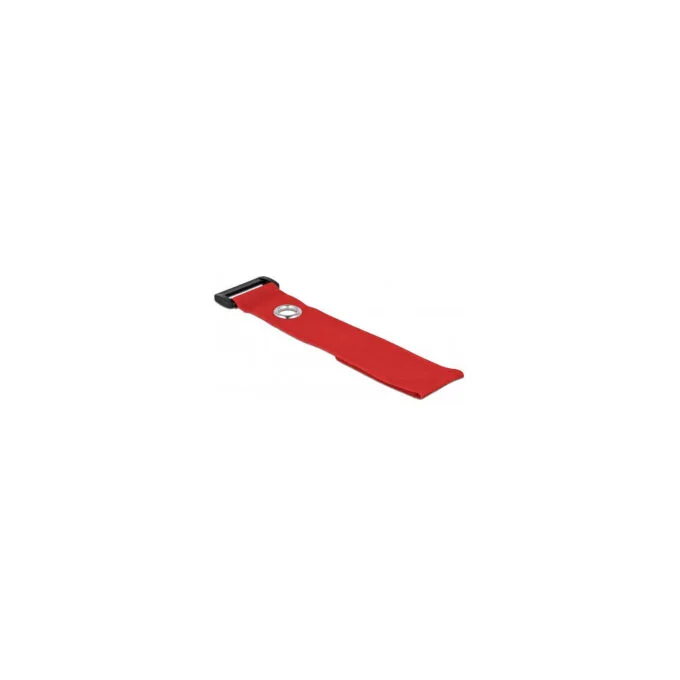 Delock Klett-Kabelbinder mit Schlaufe und Befestigungsöse L 280 x B 38 mm rot 3 Stück — image 3