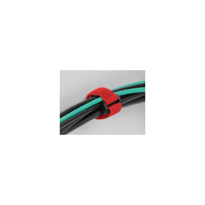 Delock Klett-Kabelbinder mit Schlaufe und Befestigungsöse L 280 x B 38 mm rot 3 Stück — image 4