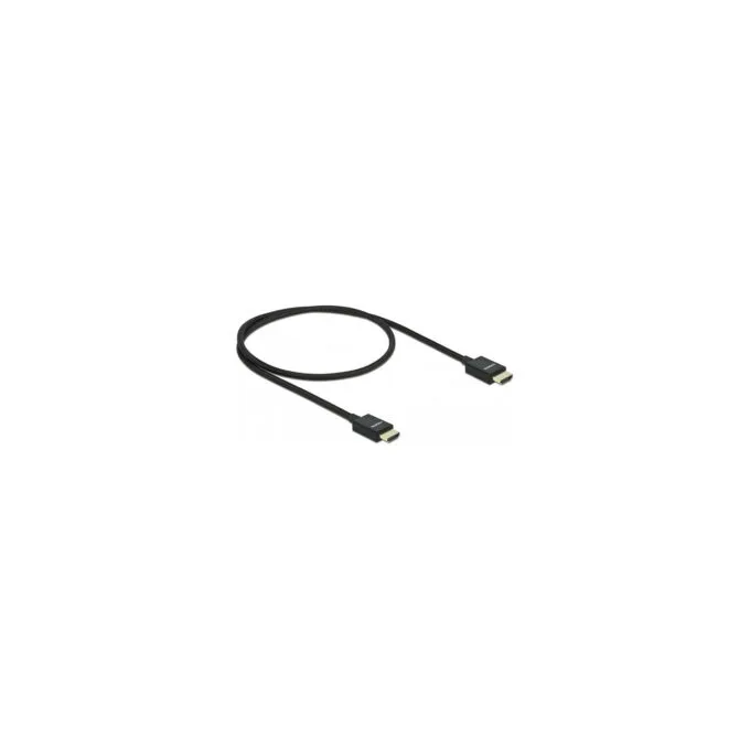 Delock Koaxiales High Speed HDMI Kabel 48 Gbps 8K 60 Hz schwarz 0.5 m — image 2