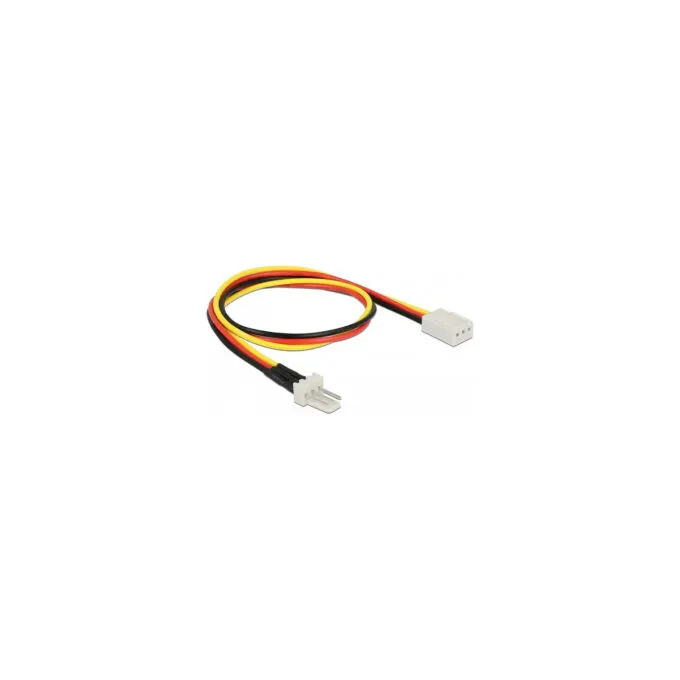 Delock Lüfter Stromkabel 3 Pin Stecker zu 3 Pin Buchse 30 cm — image 2