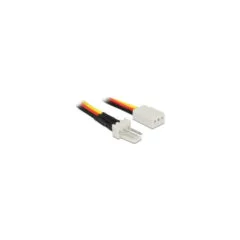 Delock Lüfter Stromkabel 3 Pin Stecker zu 3 Pin Buchse 30 cm