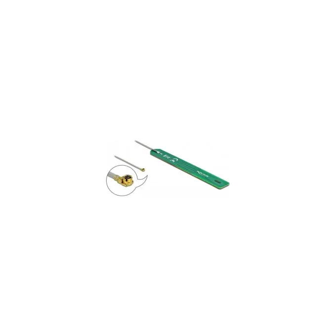 DELOCK LPWAN Antenne 880-960 MHz MHF I Stecker 2dBi 1.13 7.5cm PCB intern Klebemontage — image 2