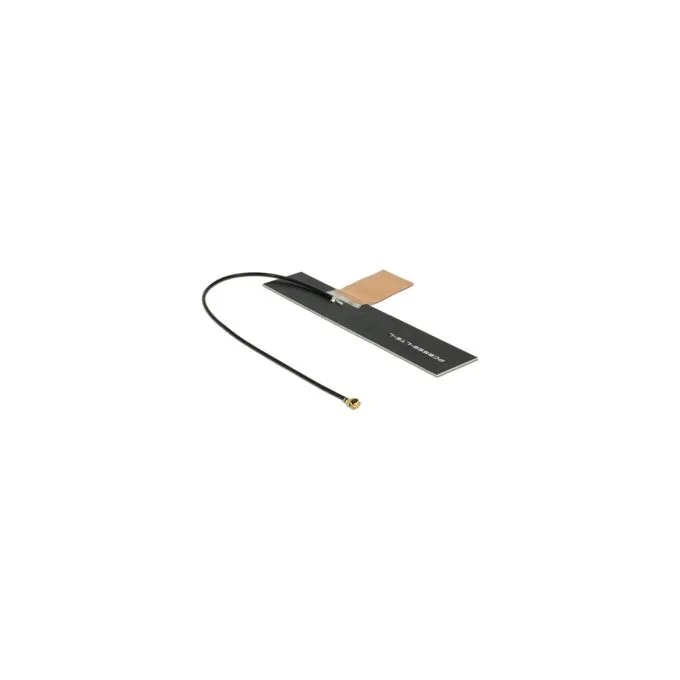 DELOCK LTE Antenne I-PEX Inc. MHF I Stecker 0.5 - 2.0 dBi 1.13 15cm PCB intern Klebemontage — image 1