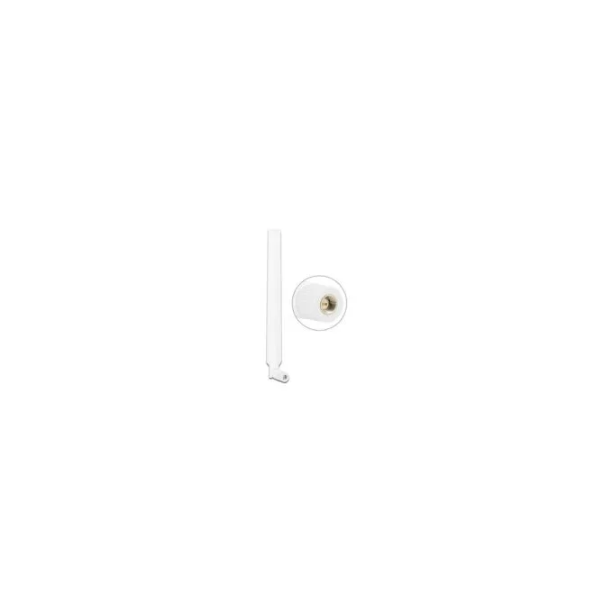 DELOCK LTE Antenne SMA Stecker 0 - 4 dBi omnidirektional drehbar mit Kippgelenk weiss — image 1