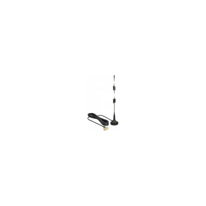 DELOCK LTE Antenne SMA Stecker 90 2.5 dBi starr omnidirektional mit magnetischem Standfuss und Anschlusskabel RG-174 ... — image 1
