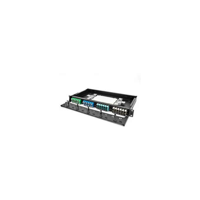 Delock LWL Adapter Panel LC Duplex OM4 12 Port aqua — image 2
