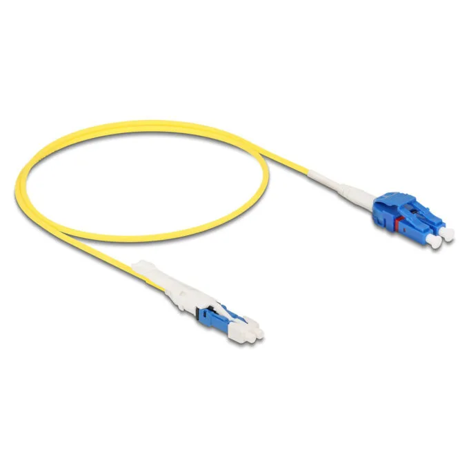 Delock LWL Kabel CS Stecker zu LC Duplex UPC Singlemode G657A2 OS2 Uniboot 0.5 m — image 1
