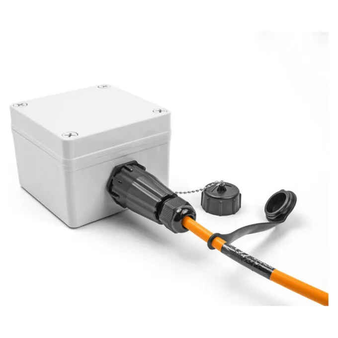 Delock LWL Kabel LC Duplex zu LC Duplex mit Verschlusskappe Multimode OM2 IP68 staub- und wasserdicht 3 m — image 3