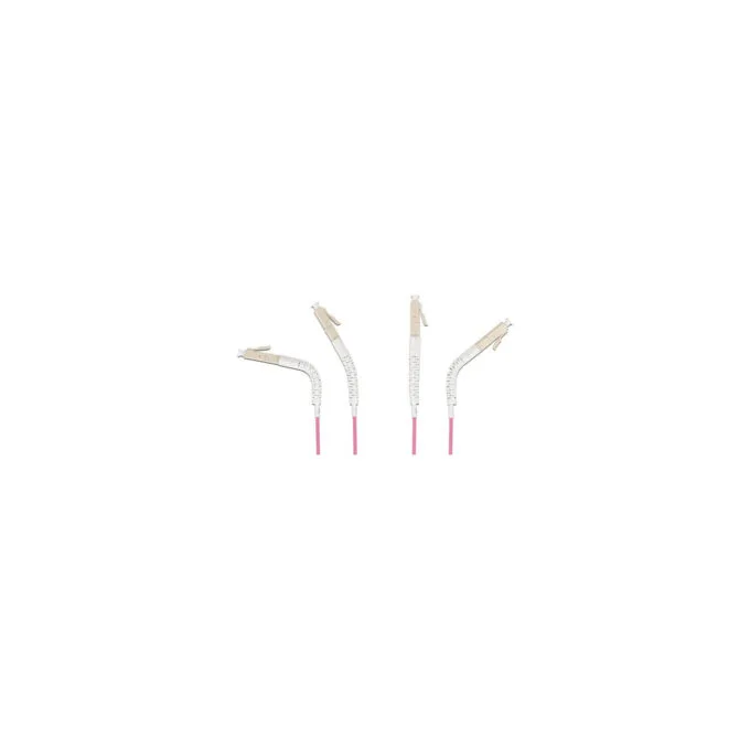 Delock LWL Kabel LC Duplex zu LC Duplex Multimode OM4 winkelbar 0.5 m — image 3