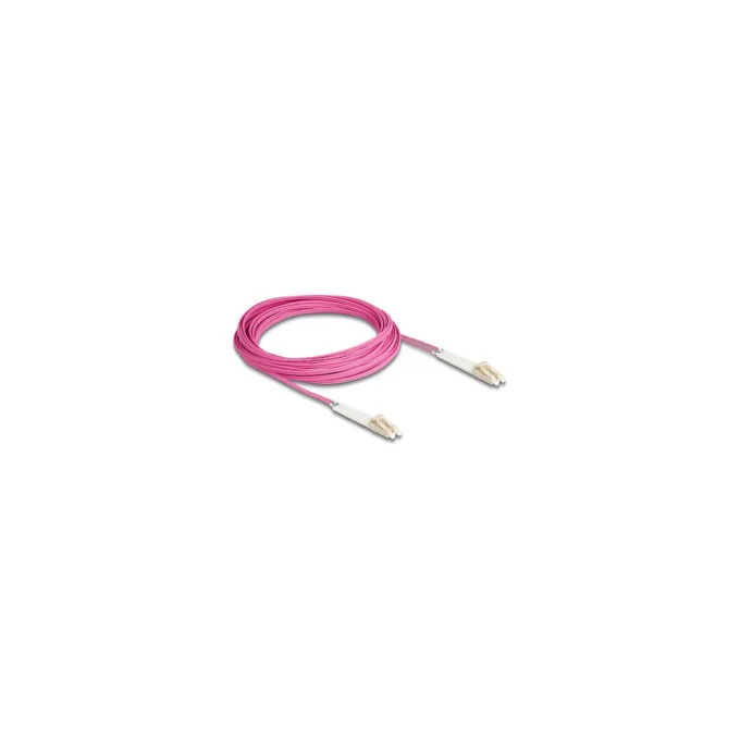 Delock LWL Kabel LC Duplex zu LC Duplex Multimode OM4 winkelbar 10 m — image 2