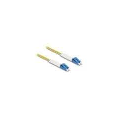 Delock LWL Kabel LC Duplex zu LC Duplex Singlemode OS2 winkelbar 1 m