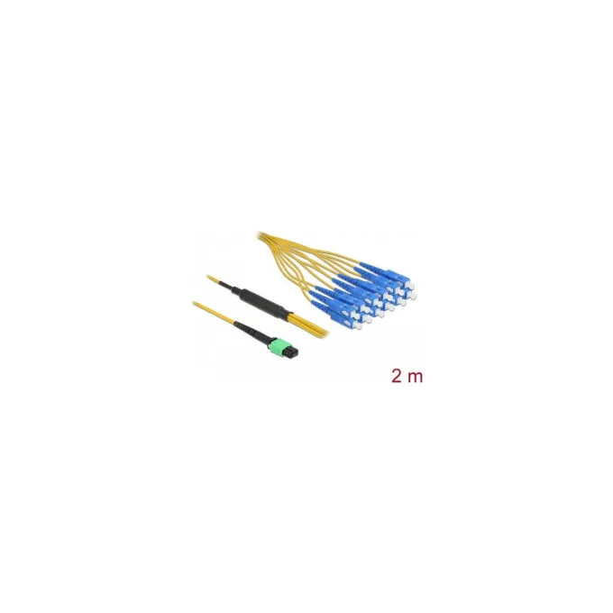 Delock LWL Kabel MPO Buchse zu 12 x SC Simplex Stecker. Singlemode. 9 125 μm. 2 m — image 2