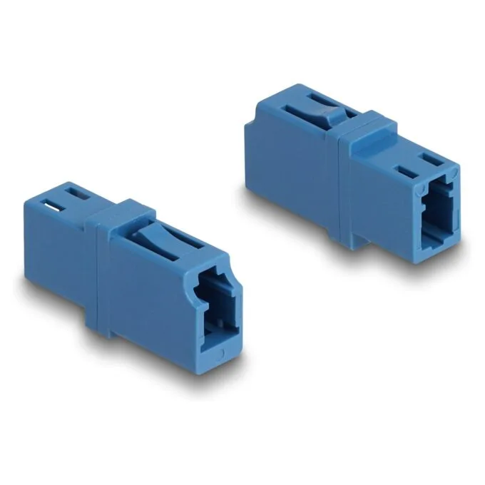 Delock LWL Kupplung LC Simplex Buchse zu LC Simplex Buchse UPC blau — image 2