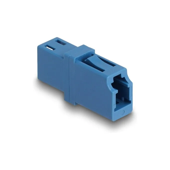 Delock LWL Kupplung LC Simplex Buchse zu LC Simplex Buchse UPC blau — image 1