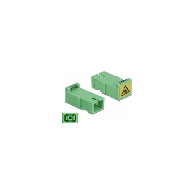 Delock LWL Kupplung mit Laserschutzklappe SC Simplex Buchse zu SC Simplex Buchse 4 Stück — image 1