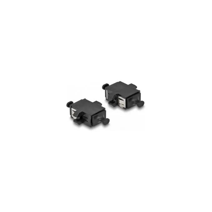 Delock LWL Kupplung MPO Buchse zu MPO Buchse schwarz — image 2