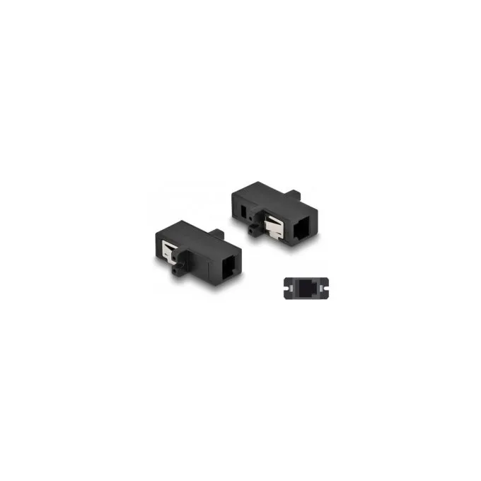 Delock LWL Kupplung MTRJ Buchse zu MTRJ Buchse schwarz — image 1