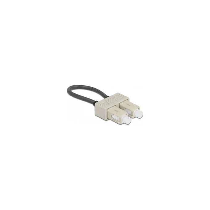 Delock LWL Loopback Adapter SC OM2 Multimode beige — image 1