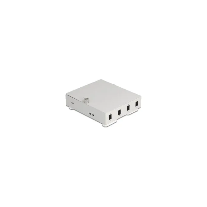 Delock LWL Wandbox für 4 x SC Simplex oder LC Duplex Adapter Metallgehäuse — image 3
