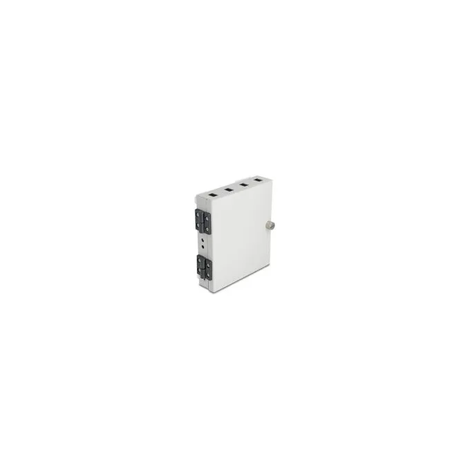 Delock LWL Wandbox für 4 x SC Simplex oder LC Duplex Adapter Metallgehäuse — image 1