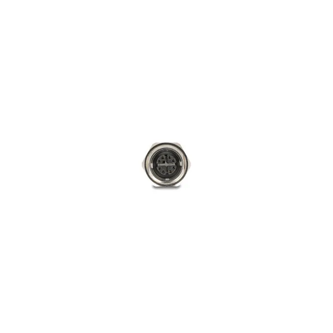 Delock M12 Adapter X-kodiert 8 Pin Buchse zu RJ45 Buchse Cat.6A STP Metall — image 2