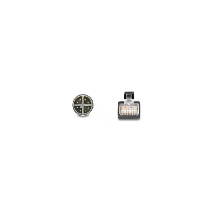 Delock M12 Adapterkabel X-kodiert 8 Pin Stecker zu RJ45 Stecker 50 cm — image 3