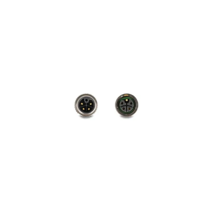 Delock M12 Kabel L-kodiert 5 Pin Stecker gerade zu Buchse rechts gewinkelt PUR schleppkettentauglich 5 m grau — image 3