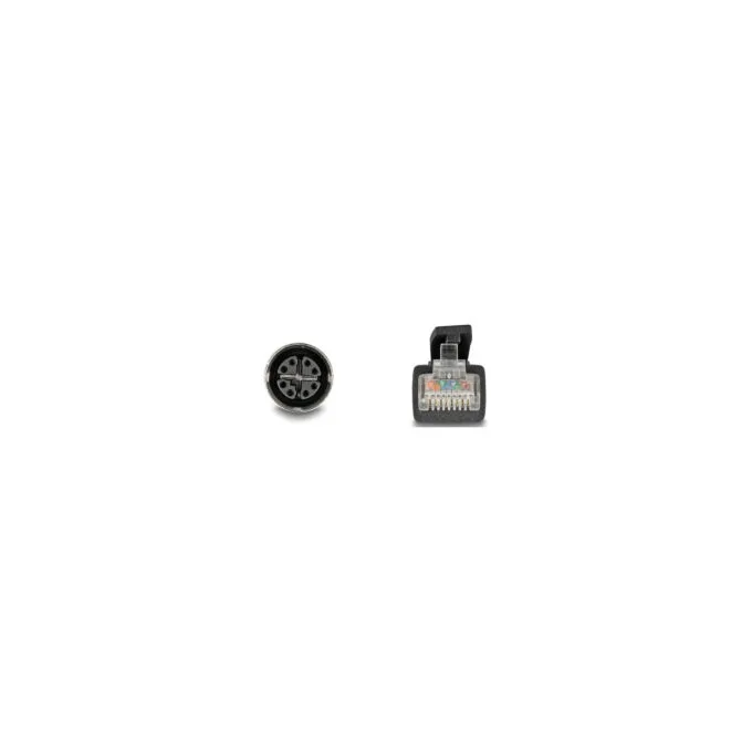 Delock M12 Kabel X-kodiert 8 Pin Buchse zu RJ45 Stecker Cat.5e S FTP flexibel 5 m schwarz — image 3