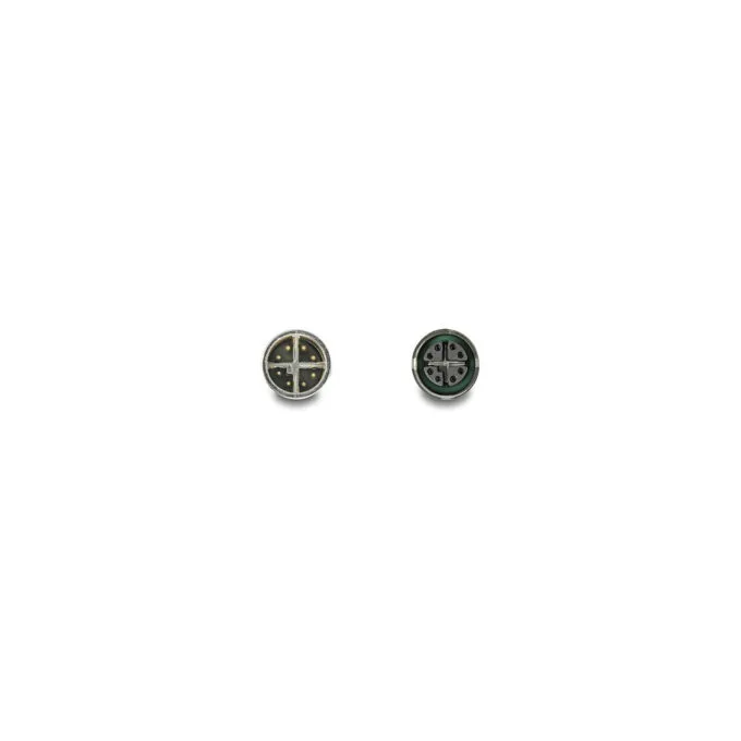 Delock M12 Kabel X-kodiert 8 Pin Stecker zu Buchse PUR (TPU) 2 m — image 2