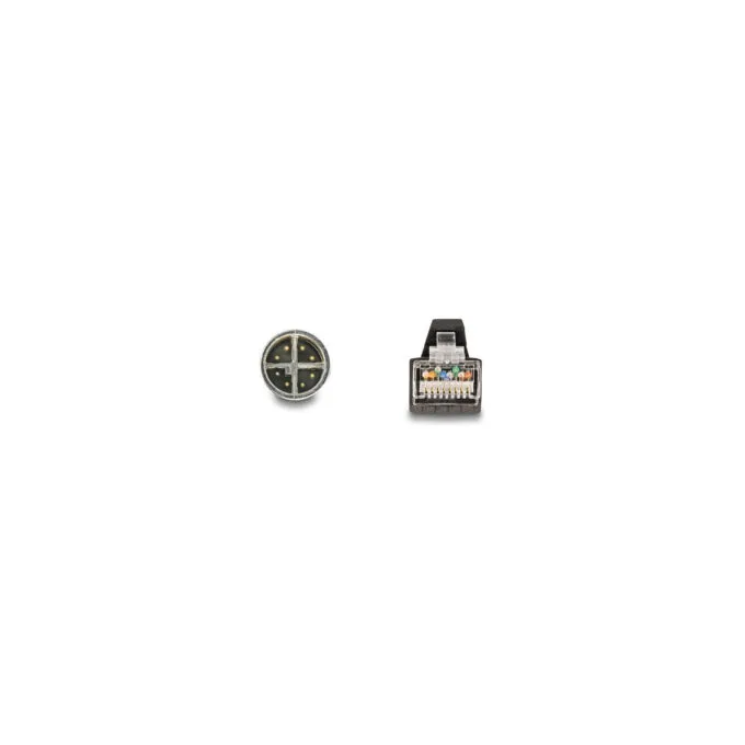 Delock M12 Kabel X-kodiert 8 Pin Stecker zu RJ45 Stecker PUR (TPU) 5 m — image 2