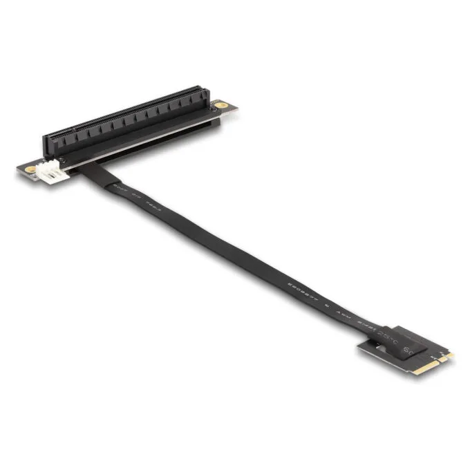 Delock M.2 Key A+E zu PCIe x16 NVMe Adapter gewinkelt mit 20 cm Kabel — image 2