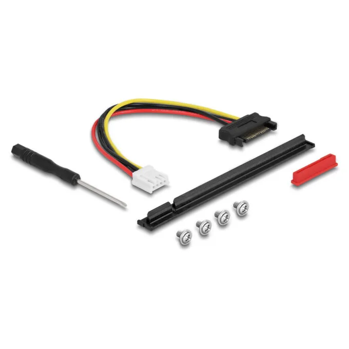 Delock M.2 Key A+E zu PCIe x16 NVMe Adapter gewinkelt mit 20 cm Kabel — image 3