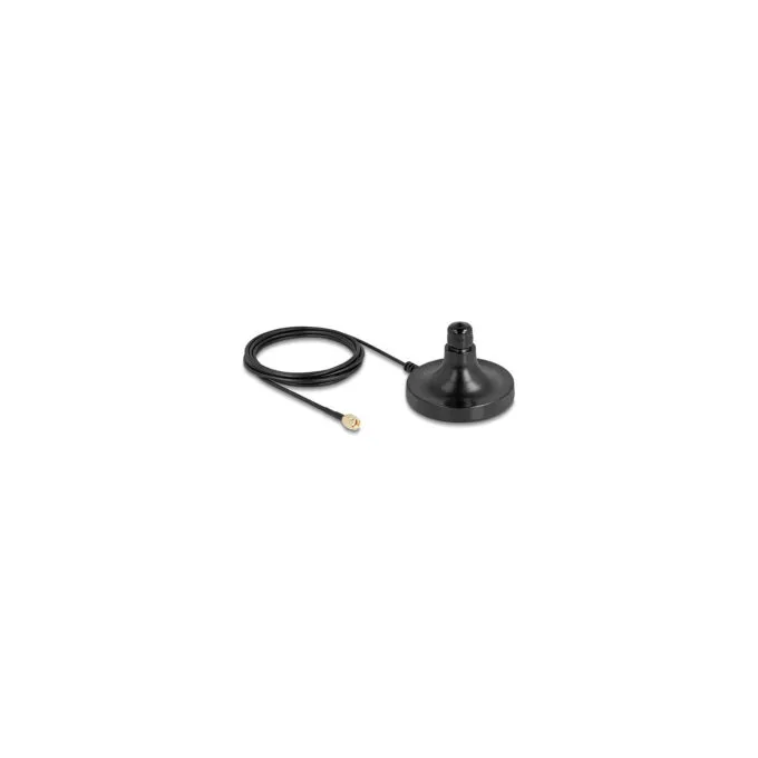 Delock Magnetischer Antennen Standfuß 1 x N Buchse zu 1 x RP-SMA Stecker ULA100 3 m outdoor schwarz — image 1