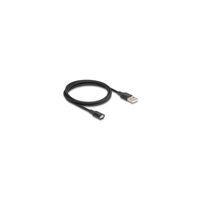 Delock Magnetisches USB-Ladekabel schwarz 1 m — image 1