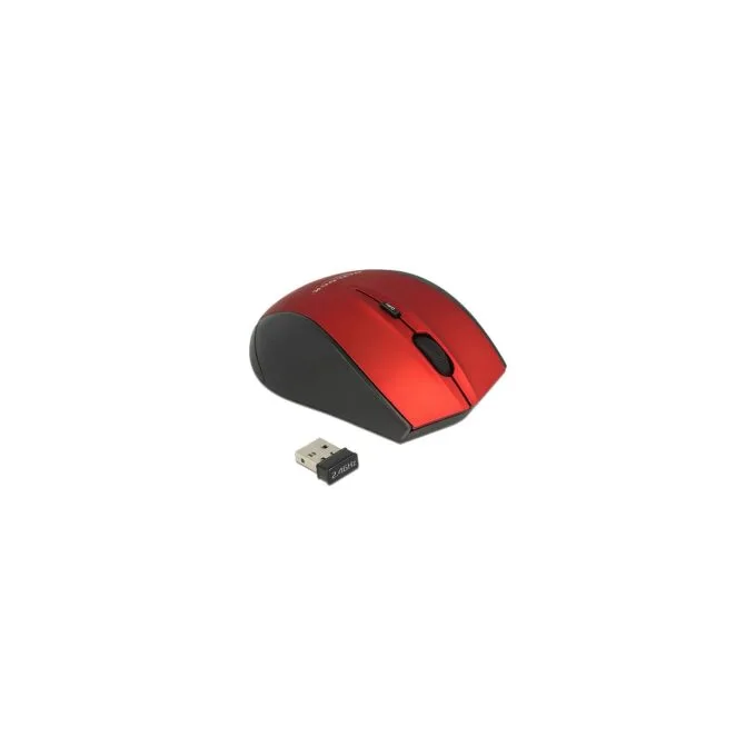 DELOCK Maus Ergonomische optische 5-Tasten Maus 2.4 G — image 2