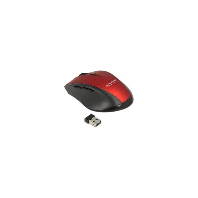 DELOCK Maus Ergonomische optische 5-Tasten Maus 2.4 G — image 3