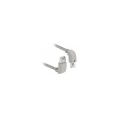Delock Netzwerkkabel RJ45 Cat.5e SF UTP oben unten gewinkelt 2 m