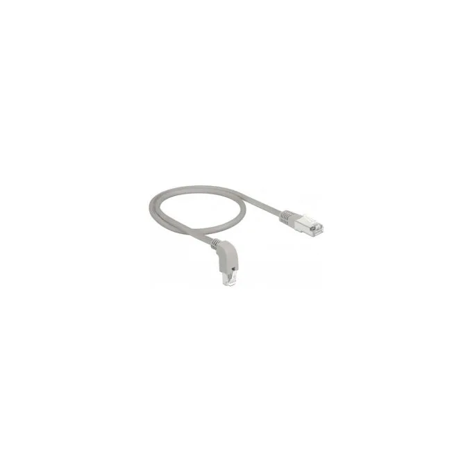 Delock Netzwerkkabel RJ45 Cat.5e SF UTP unten gewinkelt gerade 0.5 m — image 2