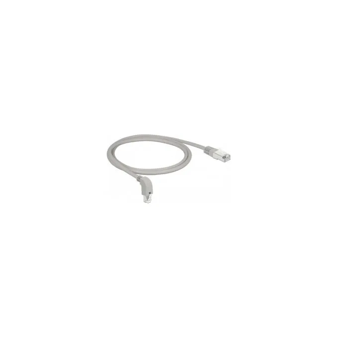 Delock Netzwerkkabel RJ45 Cat.6 S FTP unten gewinkelt gerade 1 m — image 2