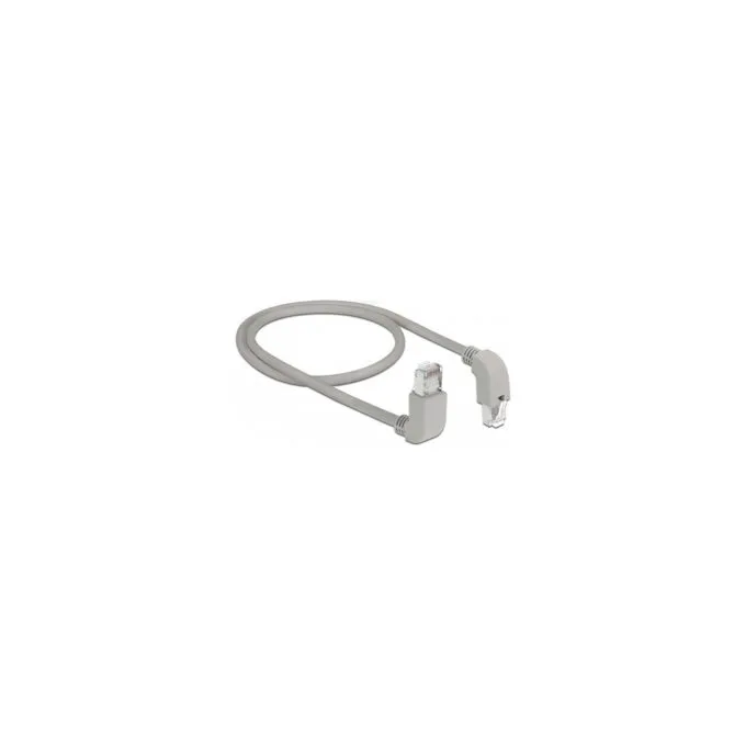 Delock Netzwerkkabel RJ45 Cat.6A S FTP oben unten gewinkelt 0.5 m — image 2